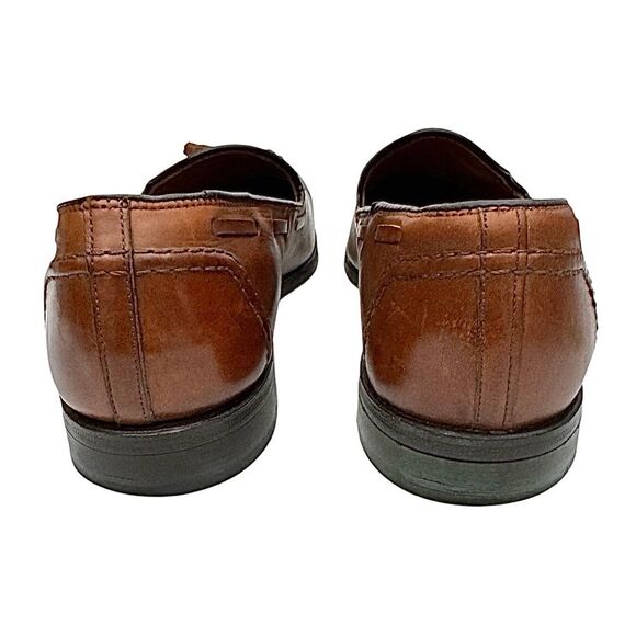 FootJoy Classics Brown Leather Tassel Loafers Made in USA 75499 Men Size 11.5 B - Picture 6 of 9